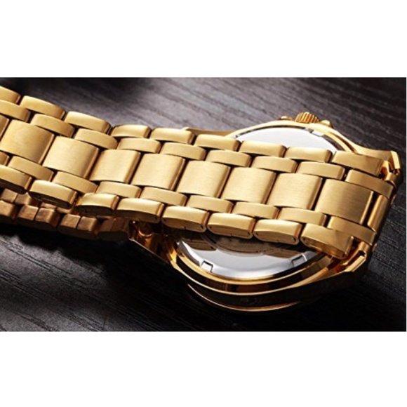 NWT Dreaming Q & P Gold Plated Watch W/ Crystals - Picture 5 of 5